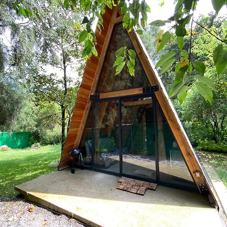 Cabanas Alpina, Romantica Y Acogedora A 10 Minutos Del Centro Tepoztlán Exterior foto