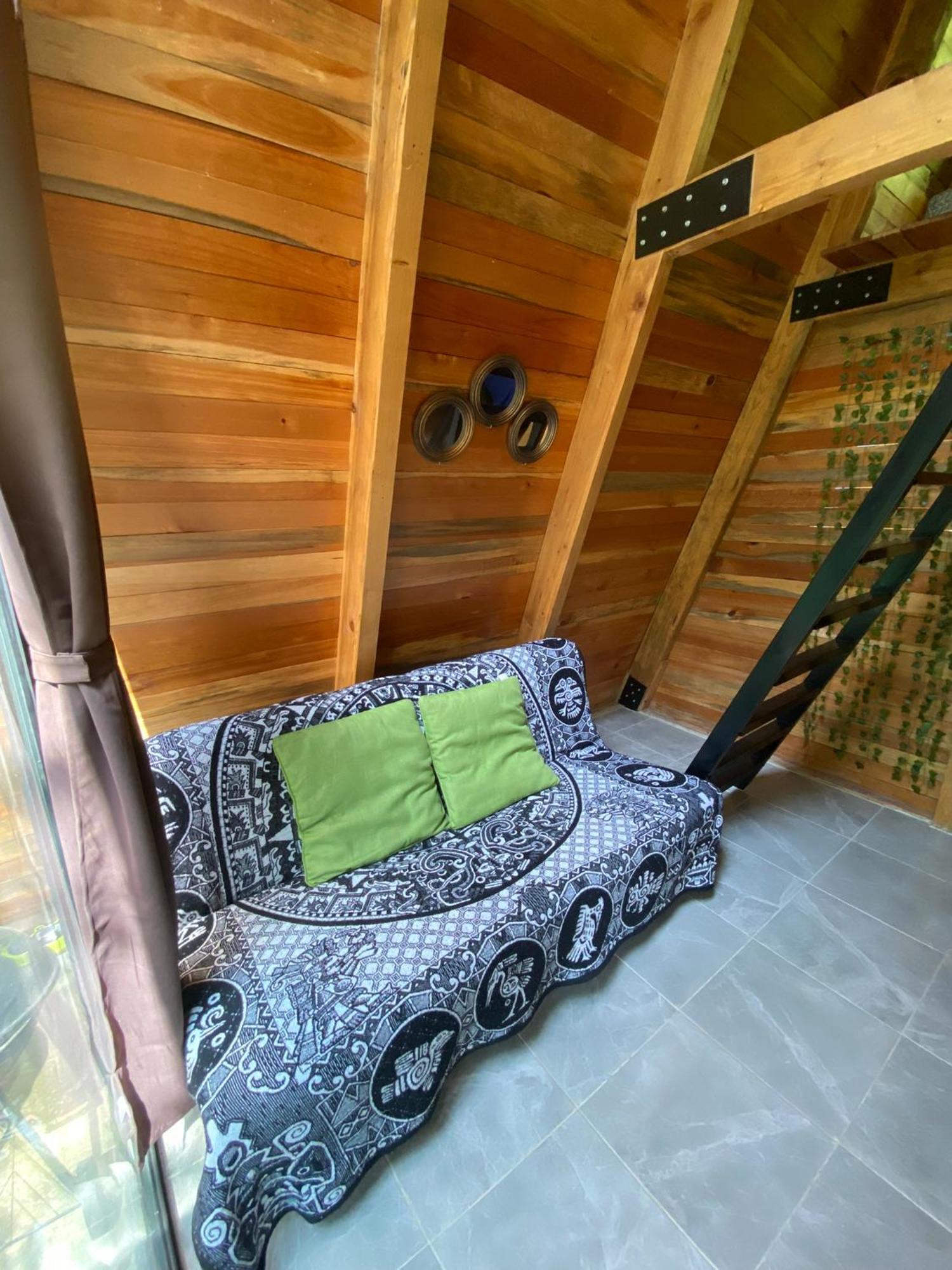 Cabanas Alpina, Romantica Y Acogedora A 10 Minutos Del Centro Tepoztlán Quarto foto